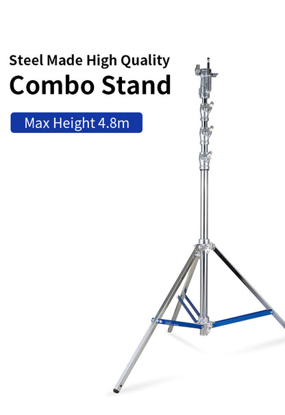 Dearkol MYC-1045 4580mm Unique Collar Combo Stand,Four Sections, One Leveling Leg