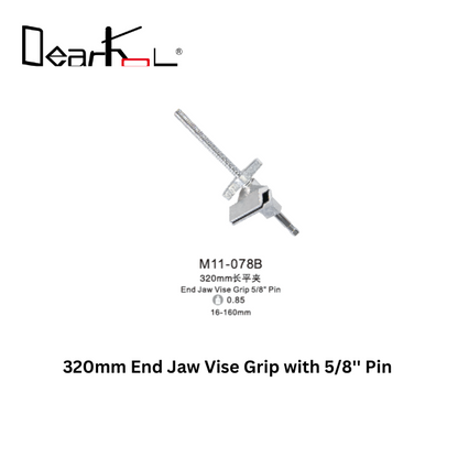 M11-078B  320mm Center Jaw Vise Grip with 5/8'' Pin