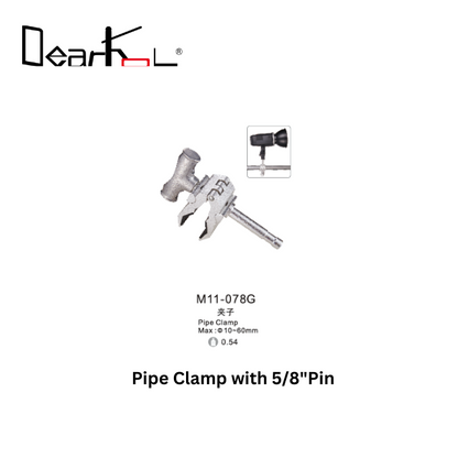 M11-078G  Pipe Clamp with 5/8"Pin